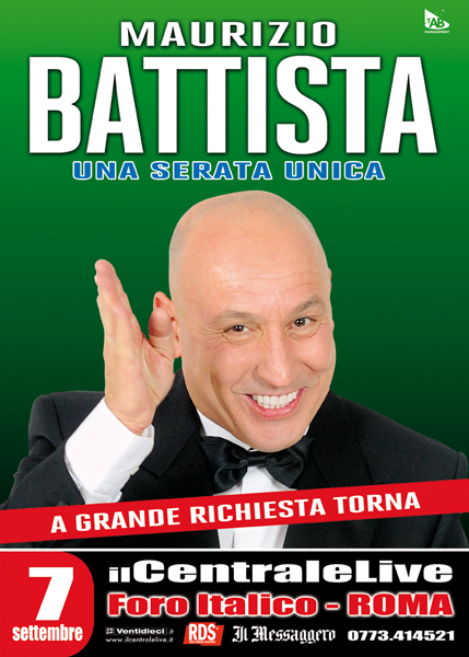 Maurizio Battista - Una serata Unica sabato 7 settembre 2013