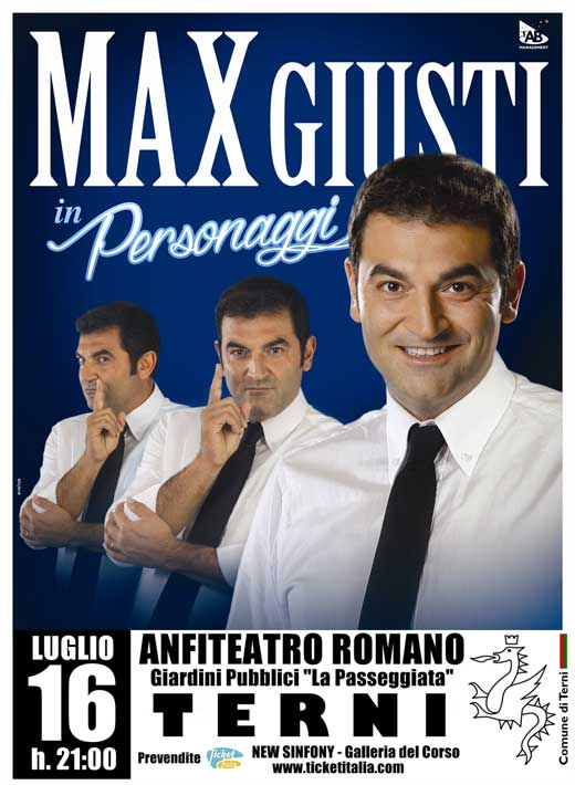 Max Giusti in Personaggi giovedì 16 luglio 2015