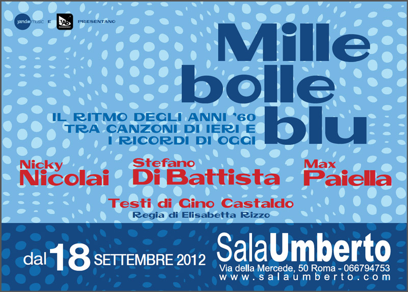 Max Paiella in 'Mille bolle blu' martedì 18 settembre 2012
